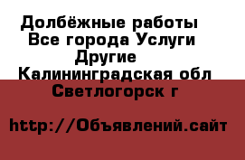 Долбёжные работы. - Все города Услуги » Другие   . Калининградская обл.,Светлогорск г.